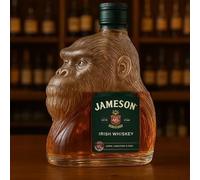 Whiskey Decanter - Whiskey Bottle, Funny Animal Whiskey Glass Decanter, 300ml Creative Red Wine Decanter, Gorilla Animal Statue, Ancient Ape(A)