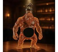 Whiskey Decanter - Whiskey Bottle, Funny Animal Whiskey Glass Decanter, 300ml Creative Red Wine Decanter, Gorilla Animal Statue, Ancient Ape(A)