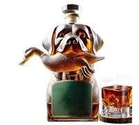 Whiskey Decanter, Whiskey Hound Decanter Collectible Canine Figurine Centerpiece for Brandy, Wine and Bourbon, Gift for Men and Parents