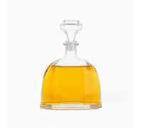 Whiskey Decanter with Airtight Glass Stoppern, 300ml Lead-Free Crystal Decanter,Whiskey Vodka Bourbon Alcohol Spirits Decanter for Home, Bar, Gift, Party Decor