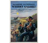 Whiskey Galore Vintage Movie Poster Various Sizes (A2 Size 42 x 61 cms)