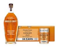 Whiskey & Ginger Cocktail Bundle with Aberfeldy 12 Year Old Single Malt Scotch Whiskey 70cl / 700ml + Fever Tree Refreshingly Light Ginger Ale 24x150ml
