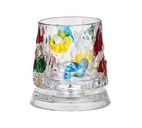 Whiskey Glasses,360 Degree Rotating Old Fashioned Crystal Tumbler,Colorful Wine Cocktail Cup,Retro Crysta Rotatable