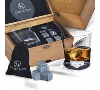 Whiskey Glasses and Whiskey Stones | Ideal Valentine Gift for Men, Her, Him by EMCOLLECTION