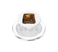 Whiskey Helps So Does Revenge | Retro Cowboy Raccoon PopSockets PopGrip for MagSafe