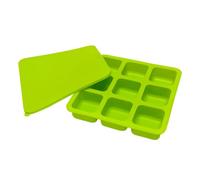 Whiskey Ice Cubes Mold | 9 Cavity Reusable Silicone Container with Lid | Ice Cubes Maker | for Cocktails Whiskey Coffee Parties Drinking Food Bar Camping Chocolate Candy Fruit