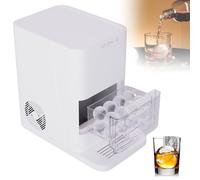 Whiskey Ice Maker - Countertop Spherical Ice Machine, 72 Ice Sphere Capacity, 1.2L Water Tank, Auto Self-Cleaning Function for Home and Bar Use