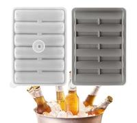 Whiskey Ice Mold, Silicone Long Stick Easy Release Ice Mold with Funnel, for Whiskey, Cocktail, Bar Home, Camping, Wedding, Kitchen