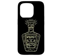 Whiskey Is Keto Quote Metabolic Low-Carbs Weight-loss Diet Case for iPhone 15 Pro