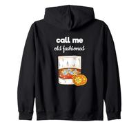 Whiskey Lover Call Me Old Fashioned Zip Hoodie