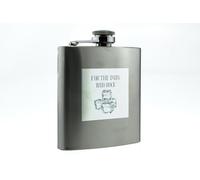 Whiskey Lovers' Gift: Funny 'Dads That Rock' Stainless Steel Hip Flask - Perfect Whiskey Gift Idea for Dad or Grandad who Enjoy Whiskey on The Rocks!