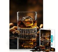 Whiskey on The Rocks 1000-piece Jigsaw Puzzles Brain Training Fun Tight Interlock No Gaps Bonding Activity for Loved Ones (38x26cm)