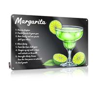 Whiskey Signs For Home Bar Create A Refreshing Margarita With Lime, Salt, And Tequila. Tin Sign Gaming Metal Tin Decor Vintage Signs Metal(30X40CM)