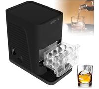 Whiskey Sphere Ice Machine, Countertop Ice Maker for 50mm Round Ice Cubes, 72 Ice Spheres/Day, 1.2L Water Tank, Auto Self-Cleaning, Ideal for Home or Bar