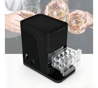 Whiskey Sphere Ice Maker - Crystal Clear 2-Inch Ice Spheres, Auto Self-Cleaning Function, Countertop Design, Makes 2 Ice Spheres in 55 Minutes