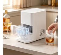 Whiskey Spherical Ice Machine,with 1.2L Water Tank,Auto Self-Cleaning,Ice Storage Capacity 8-10 Pcs, for Home,Bar