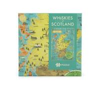 Ginger Fox Puzzle Cru Scottish Whisky Lover Jigsaw Puzzle for Family & Friends | 500 Pieces | Uniqe and Educational Distillery Map of Scotland