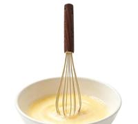 Whisks for Cooking Manual Stainless Steel Mixing Tool with Walnut Handle