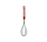 Whisks for Cooking, Whisk for Home with Stainless Steel Wire & Non-Slip Handles,with Hanging Hook Handle(Pink)