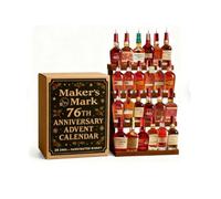 Whisky Advent Calendar 2025, 24 Days of Premium Bourbon Whiskey from America's Historic Distillery, with Mini Bottle Ornaments, Collector's Edition for Holiday Countdown & Gifting (1 PC)