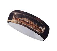Whisky and Cigar Sports Headbands Fashion Moisture Wicking Workout Headband Soft Fabric Non-Slip Sweatbands for Daily Workout Yoga Running Hairband for Women and Men