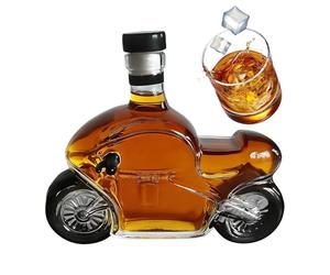 Whisky Bottle | 300 ml Motorcycle Wine Container | Collector Whisky Carafe - For Showcase Living Room Society Party Home Bar Restaurants Hotels Clubs Shelves Collectors