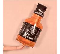 Whisky Bottle Balloon, Happy Birthday Whisky Bottle Aluminum Foil Balloon Interesting Party Celebration Decor for Men Women Birthday Party Supplies