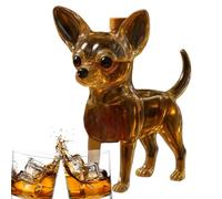 Whisky Bottle - Dog Liqueur Carafe, Animal Figurine Container, Unique Home Bar Decoration | Vodka Tequila Bourbon Alcohol Gift Men Birthday Christmas Party Gift