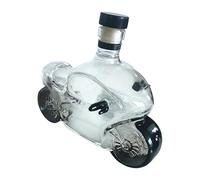 Whisky Bottles with Caps - Decanter for Alcoholic Alcoholic 300 ml with Motorcycle Theme | Collectible Decanter for Whisky - For Barman Fans Bar Showcase Restaurants Hotel Club Shelves Int