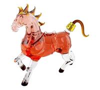 Whisky Decanter - 1000 ml Bottle for Liquor with Pourer - Decanter for Whisky in Horse Shape | Gift for Men, Partners, Husbands, Couples, Bourbon Lovers