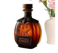 Whisky Deccanter - Wine Carafe | Alcohol Deccanter | Halloween Decorations Goth Goth Gothic Drinking Glassware Shot Bottle Glass Pumpkin Deccanter for Men Women Whisky Wine Accessories