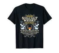 Whisky Design Cool Quote Single Malt On The Rocks Whisky T-Shirt