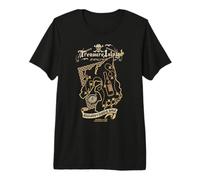 Whisky Design Islay Pirate Treasure Map Premium T-Shirt