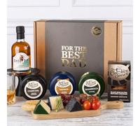 Whisky Gift Set for Fathers Day | Whiskey Cheese, Biscuits & Malt Whisky Gift for men | Includes 20 ottle of Sheep Dip Islay Malt Whisky | Fathers Day Hampers for Dad