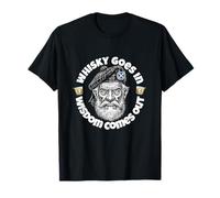 Whisky Goes in, Wisdom Comes Out T-Shirt