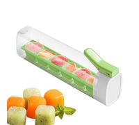 Whisky Ice Moulds, Leak-proof Container with 6 Compartments and Lid, Ice Cube Tray with Lid for Freezer, For Drinks Such as Juice, Milk or Whiskey in the Fridge for Household, Home, Office