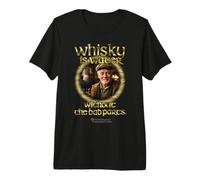 Whisky is Water Without The Bad Parts Scottish with Whisky Premium T-Shirt