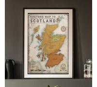 Whisky Lover's Dream: Scotland Distillery Poster - Unique Travel Gift (A2 = 23.4 x 16.5 inches / 59,4 x 42 cm)