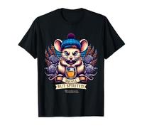 Whisky Mouse Slogan Small But Spirited Whisky T-Shirt