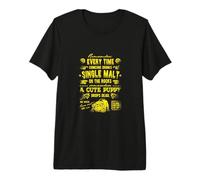 Whisky Quote, Malt, Ice Cream and Dogs Whisky Quote Premium T-Shirt