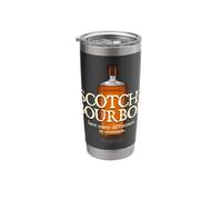 Whisky Scotch and Bourbon Differences Stainless Steel Insulated Tumbler