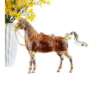 Whisky Set - 1 Piece | Horse Decanter | Globe Whisky Decanter for Drinks, Home, Bar, Party, Decoration, Kitchen, Dining Room, Bedroom, Club, Protection, Elegance, Dinner or Oc