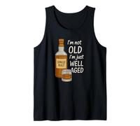 Whisky Tasting Single Malt Well Aged Birthday Party Not Old Tank Top
