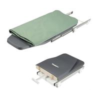 whisodj Wall MountedFoldable Ironing Board-80x29.5cm, Space-Saving,180° with Removable Heat Resistant Cover for Cabinet Living Room Laundry Room