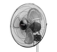 Whispair Extreme Heavy Duty Wall Fans Twin Pack | 100W Wall Mounted Cooling Fans | 3 Speed Oscillating Fans with Aluminium Blades for Grow Rooms, Workshops & Garages