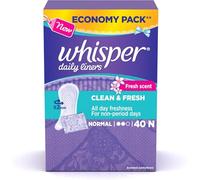 Whisper Daily Liners Clean and Fresh 40N