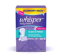 Whisper Daily Liners Clean and Fresh 40N