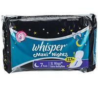 Whisper Maxi Overnight Sanitary Pads - XL Wings (7 Count)