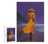 Whisper of The Tide: Birthday Gift, 300 PCS Decorative Wooden Puzzle - for A Rewarding Weekend Challenge