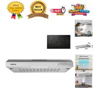 Whisper-Quiet 3-Speed Stainless Steel Cooker Hood - Ultimate Kitchen Extraction